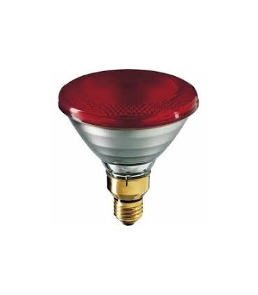 PAR 38 12V 80W ROJA E-27
