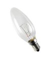 LÁMPARA. VELA LISA CLARA 60W-125V E-14