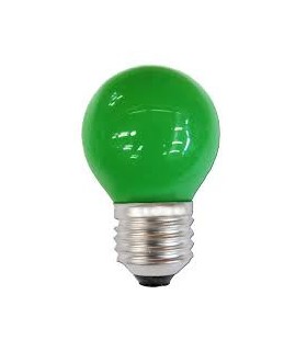 LÁMPARA. ESFÉRICA 25W-230V E27 VERDE