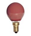 LÁMPARA. ESFÉRICA 15W-230V E14 ROJO