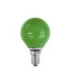 LÁMPARA. ESFÉRICA 15W-230V E14 VERDE