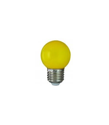 LÁMPARA. ESFÉRICA 15W-230V E27 AMARILLA