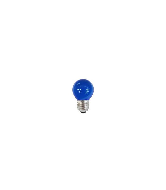 LÁMPARA. ESFÉRICA 15W-230V E27 AZUL