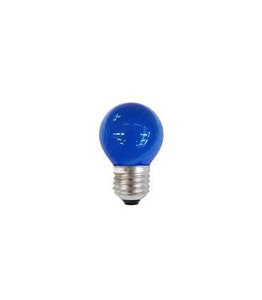 LÁMPARA. ESFÉRICA 15W-230V E27 AZUL