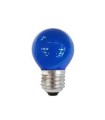 LÁMPARA. ESFÉRICA 15W-230V E27 AZUL