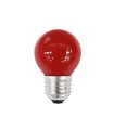 LÁMPARA. ESFÉRICA 15W-230V E27 ROJO