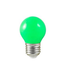LÁMPARA. ESFÉRICA 15W-230V E27 VERDE