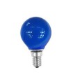 LÁMPARA. ESFÉRICA 25W-230V E14 AZUL