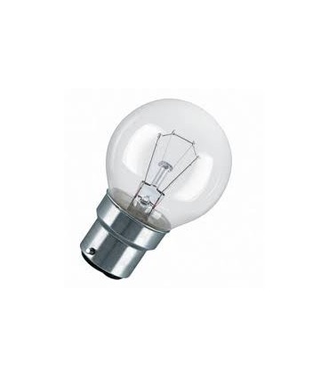 LÁMPARA. ESFÉRICA CLARA 60W-230V BA22D