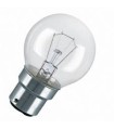 LÁMPARA. ESFÉRICA CLARA 60W-230V BA22D