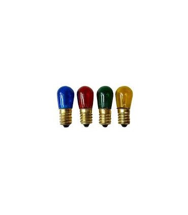 LÁMPARA. PEBETERO 10W-230V E14 ROJO