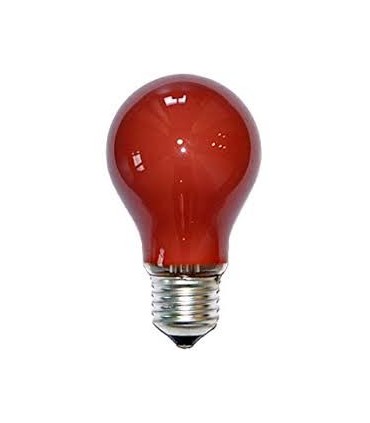 LÁMPARA. STAND. 15W-230V E27 ROJO