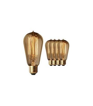 LÁMPARA. STAND. CARBÓN 60W-230V E-27