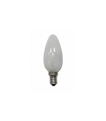 LÁMPARA. VELA LISA MATE 40W-230V E-14