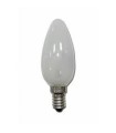 LÁMPARA. VELA LISA MATE 40W-230V E-14