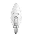 LÁMPARA. VELA RIZADA CLARA 60W-230V E-14