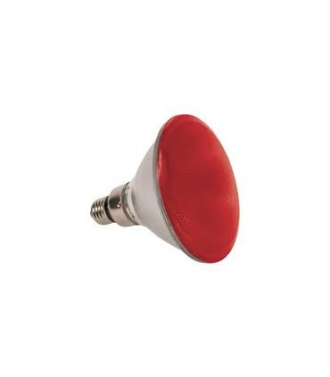 PAR 38 ROJA 80W-240V FLOOD E-27