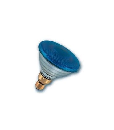 PAR 38 AZUL 80W-230V FLOOD E-27