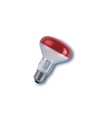 REFLECTORA R-80 60W 230V E-27 ROJA