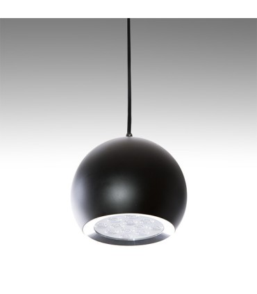 Bombilla de LEDs Suspendida Bola Negro 12W 1100Lm 30.000H