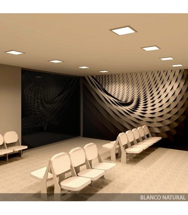 Panel de LEDs ECOLINE 300x300x12mm 12W 1000Lm 30.000H