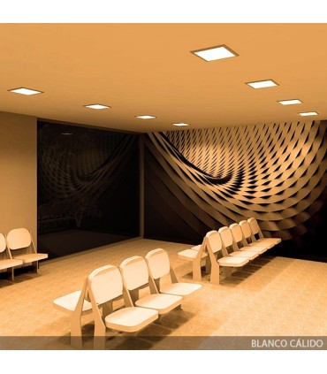 Panel de LEDs ECOLINE 300x300x12mm 12W 1000Lm 30.000H