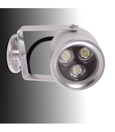 Aplique Mini de Pared 3 LEDs 3W 270Lm 30.000H