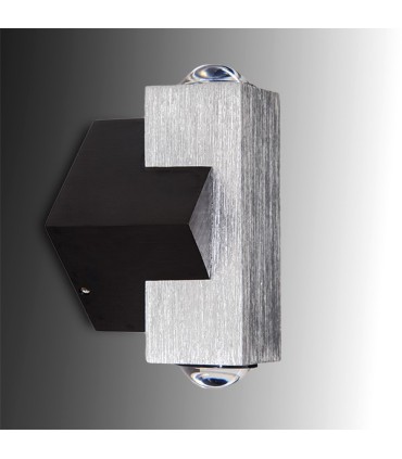 Aplique Mini de Pared 2 LEDs 2W 180Lm 30.000H