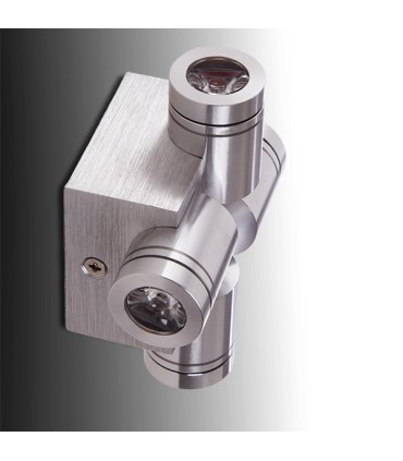 Aplique Mini de Pared 4 LEDs 4W 360Lm 30.000H