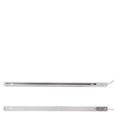 Carril para Focos de LEDs 1M Color Blanco con Conector