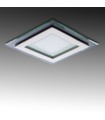 Downlight de LEDs Cuadrado con Cristal 95x95mm 6W 450Lm 30.000H