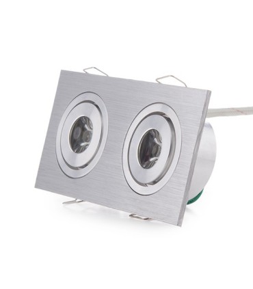 Foco Downlight de LEDs 2W 180Lm 30.000H