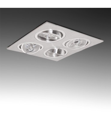 Foco Downlight de LEDs Cuadrado 12W 1200Lm 30.000H