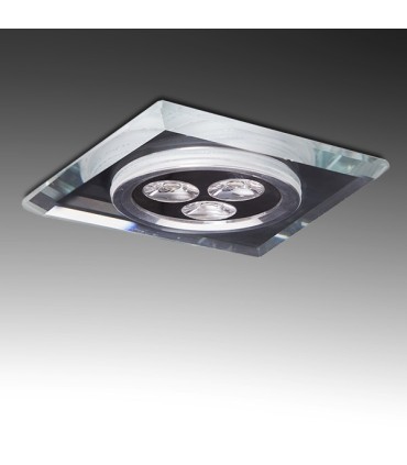 Foco Downlight de LEDs Cuadrado 3W 300Lm 30.000H