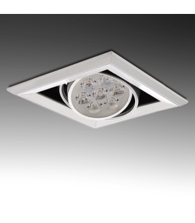 Foco Downlight de LEDs Cuadrado 7W 700Lm 30.000H