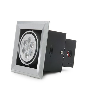 Foco Downlight de LEDs Cuadrado 7W 700Lm 30.000H