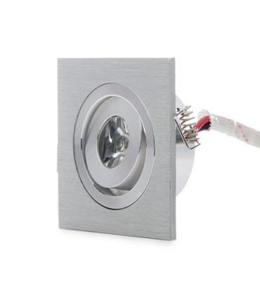 Foco Downlight de LEDs 1W 90Lm 30.000H