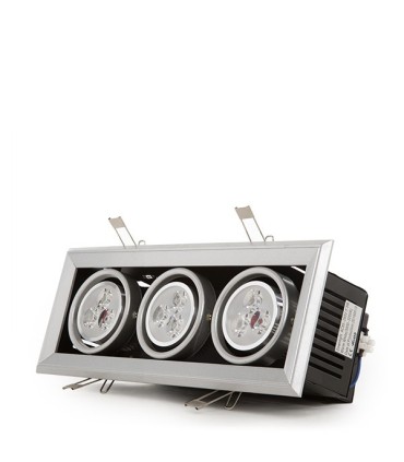 Foco Downlight de LEDs Rectangular 9W 900Lm 30.000H