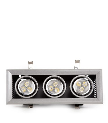 Foco Downlight de LEDs Rectangular 9W 900Lm 30.000H