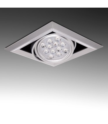 Foco Downlight de LEDs Cuadrado 12W 1200Lm 30.000H