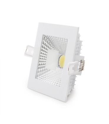 Downlight de LEDs Cuadrado COB 5W 400Lm 30.000H