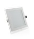 Downlights de LEDs Cuadrado con Cristal 160x160mm 12W 900Lm 30.000H