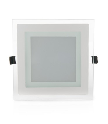 Downlights de LEDs Cuadrado con Cristal 160x160mm 12W 900Lm 30.000H