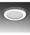 Downlights de LEDs Circular de LEDs con Cristal Ø95mm 6W 450Lm 30.000H