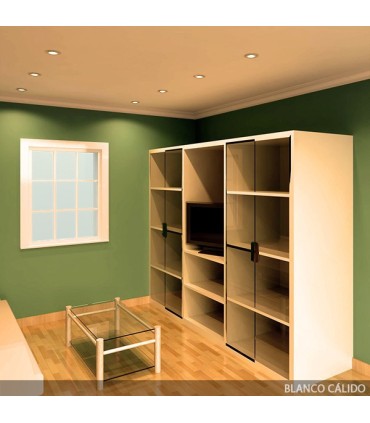 Downlights de LEDs Circular de LEDs con Cristal Ø95mm 6W 450Lm 30.000H