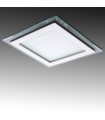 Downlights de LEDs Cuadrado con Cristal 200x200mm 15W 1150Lm 30.000H