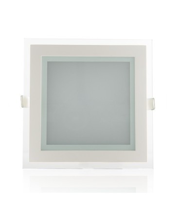 Downlights de LEDs Cuadrado con Cristal 200x200mm 15W 1150Lm 30.000H