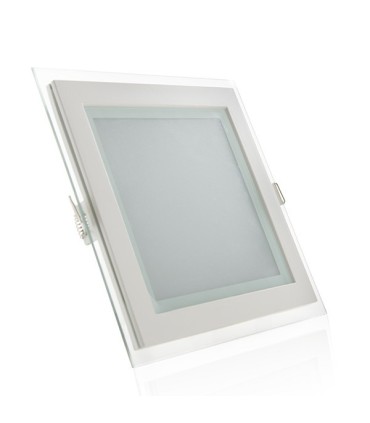 Downlights de LEDs Cuadrado con Cristal 200x200mm 15W 1150Lm 30.000H