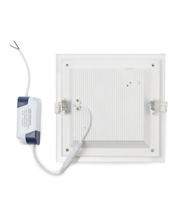 Downlights de LEDs Cuadrado con Cristal 200x200mm 15W 1150Lm 30.000H