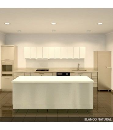 Downlights de LEDs Circular de LEDs con Cristal Ø200mm 15W 1150Lm 30.000H